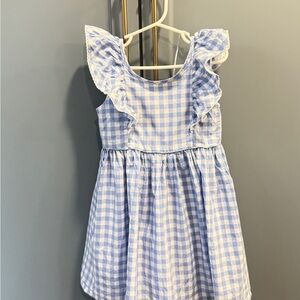 Tommy Bahama Light Blue Gingham 4/5 Girls Dress
